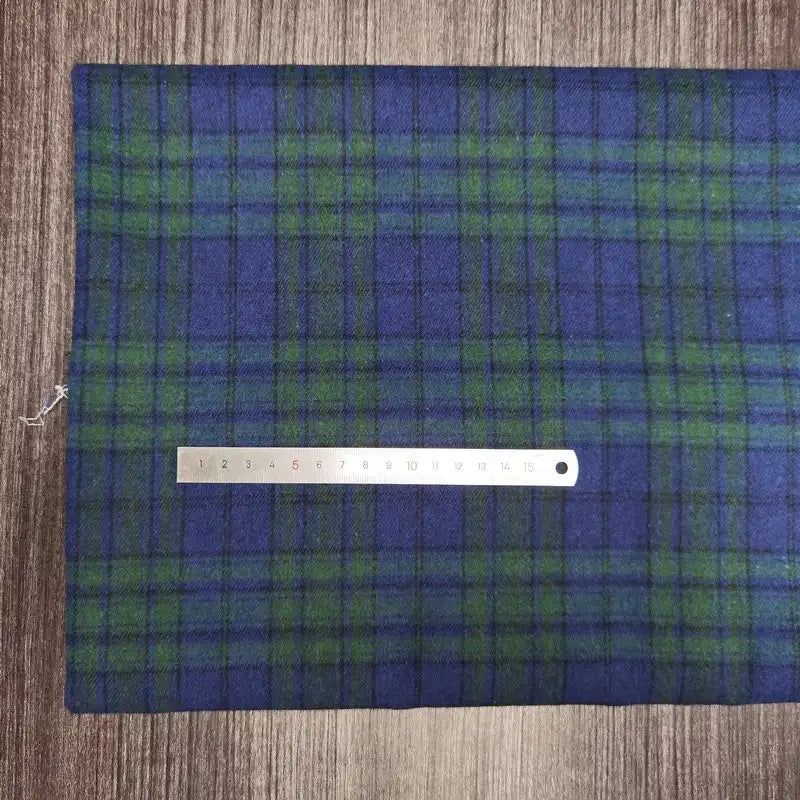 Polyester Cotton Plaid Flannel Fabric By The Yard | Cozy Fall Flannel Material | Baby Shirt Clothes Sewing Flannel Textile Cloth