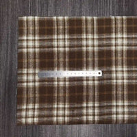 Polyester Cotton Plaid Flannel Fabric By The Yard | Cozy Fall Flannel Material | Baby Shirt Clothes Sewing Flannel Textile Cloth
