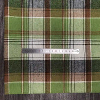Polyester Cotton Plaid Flannel Fabric By The Yard | Cozy Fall Flannel Material | Baby Shirt Clothes Sewing Flannel Textile Cloth