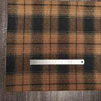 Polyester Cotton Plaid Flannel Fabric By The Yard | Cozy Fall Flannel Material | Baby Shirt Clothes Sewing Flannel Textile Cloth