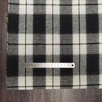 Polyester Cotton Plaid Flannel Fabric By The Yard | Cozy Fall Flannel Material | Baby Shirt Clothes Sewing Flannel Textile Cloth