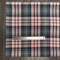 Polyester Cotton Plaid Flannel Fabric By The Yard | Cozy Fall Flannel Material | Baby Shirt Clothes Sewing Flannel Textile Cloth