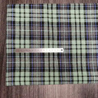 Polyester Cotton Plaid Flannel Fabric By The Yard | Cozy Fall Flannel Material | Baby Shirt Clothes Sewing Flannel Textile Cloth