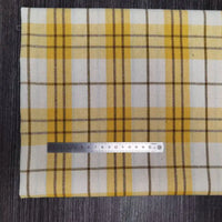 Polyester Cotton Plaid Flannel Fabric By The Yard | Cozy Fall Flannel Material | Baby Shirt Clothes Sewing Flannel Textile Cloth