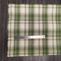 Polyester Cotton Plaid Flannel Fabric By The Yard | Cozy Fall Flannel Material | Baby Shirt Clothes Sewing Flannel Textile Cloth