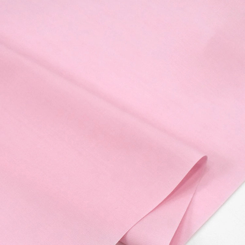 Polyester Poplin Fabric By The Yard|Poplin Dress Material 1/2 Yard / #15 Pink