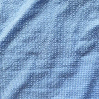 Check Seersucker Fabric By The Yard | Plaid Gingham Seersucker Material | Puckered Searsucker Fabric