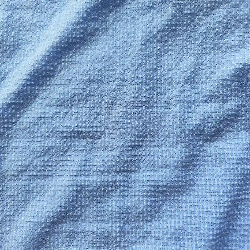 Check Seersucker Fabric By The Yard | Plaid Gingham Seersucker Material | Puckered Searsucker Fabric
