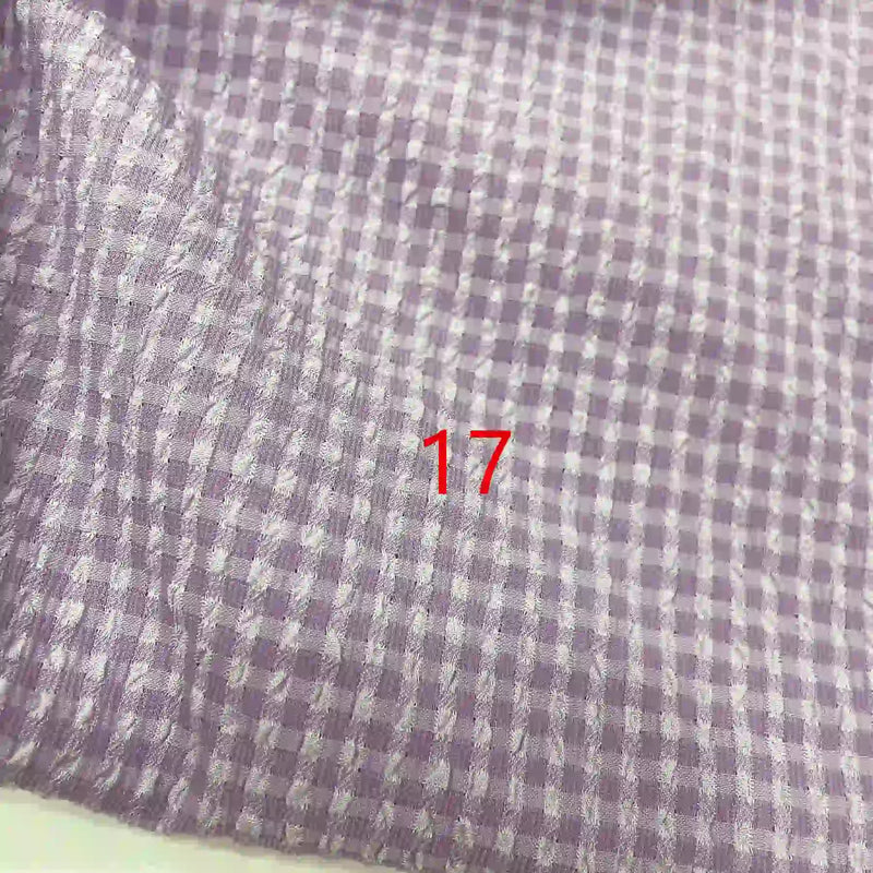 polyesterplaidseersuckerfabric
