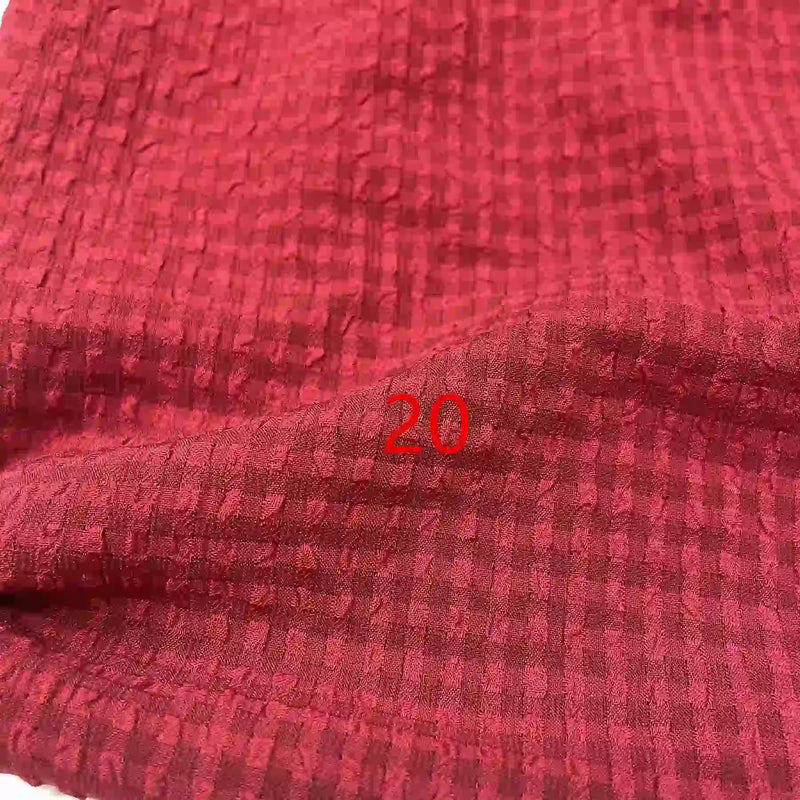 polyesterplaidseersuckerfabric
