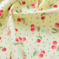 Printed Cotton Poplin Fabric By The Yard | Floral Woven Poplin Material | Poplin for Dressmaking