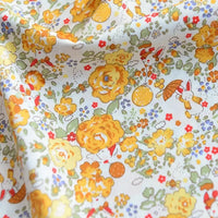 Printed Cotton Poplin Fabric By The Yard | Floral Woven Poplin Material | Poplin for Dressmaking
