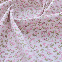 Printed Cotton Poplin Fabric By The Yard | Floral Woven Poplin Material | Poplin for Dressmaking