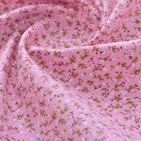 Printed Cotton Poplin Fabric By The Yard | Floral Woven Poplin Material | Poplin for Dressmaking