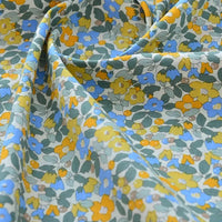 Printed Cotton Poplin Fabric By The Yard | Floral Woven Poplin Material | Poplin for Dressmaking