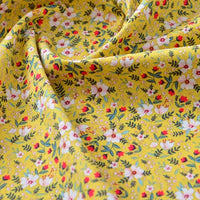 Printed Cotton Poplin Fabric By The Yard | Floral Woven Poplin Material | Poplin for Dressmaking