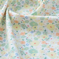 Printed Cotton Poplin Fabric By The Yard | Floral Woven Poplin Material | Poplin for Dressmaking