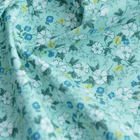 Printed Cotton Poplin Fabric By The Yard | Floral Woven Poplin Material | Poplin for Dressmaking
