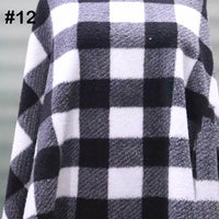 A close-up of Longon Craft’s Printed Polar Fleece Fabric By The Yard in an ethnic leopard polyester pattern. The material is soft, perfect for DIY craft sewing. #12 appears in the top left corner.