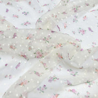 smallfloraldotchiffonfabricbytheyard 