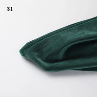 A piece of Longon Craft Soft Minky Fabric (1mm Cuddle Doll Plushies Material) in dark green is folded on a plain white background, with the number 31 shown in the top left corner.