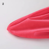 A close-up of Longon Craft Soft Minky Fabric By The Yard, a 1mm plush material for DIY sewing and upholstery, displayed in pink triangle shape on white background with a "2" in the top left corner.
