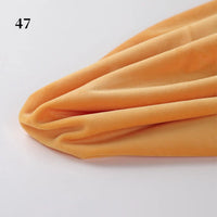 Soft Minky Fabric by the yard from Longon Craft shown in orange, folded on a white background with the number 47 in the top left. Perfect for DIY sewing, plushies, and upholstery projects.