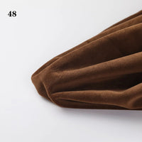 Close-up of Soft Minky Fabric by the Yard from Longon Craft, featuring a plush, suede-like texture ideal for DIY sewing and upholstery. The number 48 is displayed in the top left corner.