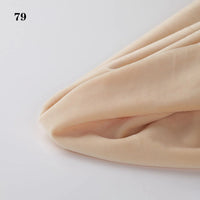 Soft Minky Fabric By The Yard from Longon Craft in beige, displayed on a white surface with "79" in the top left. Ideal 1mm cuddle material for DIY sewing, plushies, crafts, and upholstery.