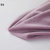 A close-up of Longon Craft Soft Minky Fabric By The Yard (1mm Minky Cuddle Doll Plushies Material) in light purple, folded on a white background with the number 94 in the top left corner.