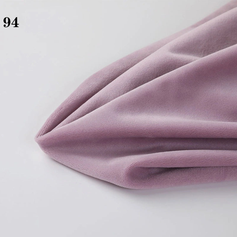 A close-up of Longon Craft Soft Minky Fabric By The Yard (1mm Minky Cuddle Doll Plushies Material) in light purple, folded on a white background with the number 94 in the top left corner.