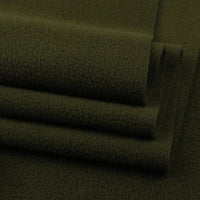 Close-up of folded Longon Craft Solid Polar Fleece Fabric by the yard—thick, plain 100% polyester material with a soft, textured surface—ideal for DIY sewing, craft projects, or upholstery.
