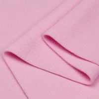 Close-up of Longon Craft Solid Polar Fleece Fabric by the Yard, a thick, soft-textured 100% polyester material—ideal for DIY sewing and upholstery projects seeking cozy, quality fleece.