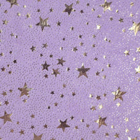 Star Minky Fabric By The Yard | Shiny Star Moon Patterned Plush Minky Fabric | Polyester Cuddle Minky Material For DIY Craft Sewing