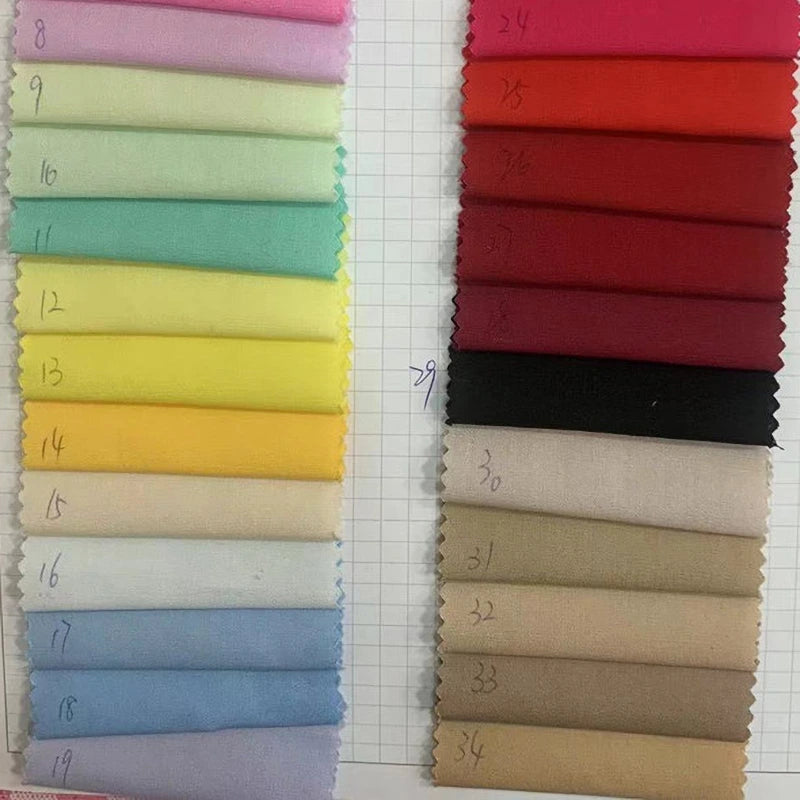 Stretch Poplin Fabric By The Yard | Cotton Stretch Poplin Material | Plain Poplin for Apperal Quilting