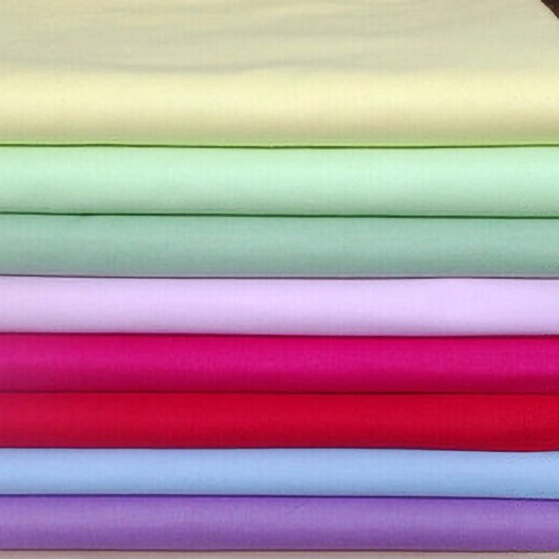 Stretch Poplin Fabric By The Yard | Cotton Stretch Poplin Material | Plain Poplin for Apperal Quilting