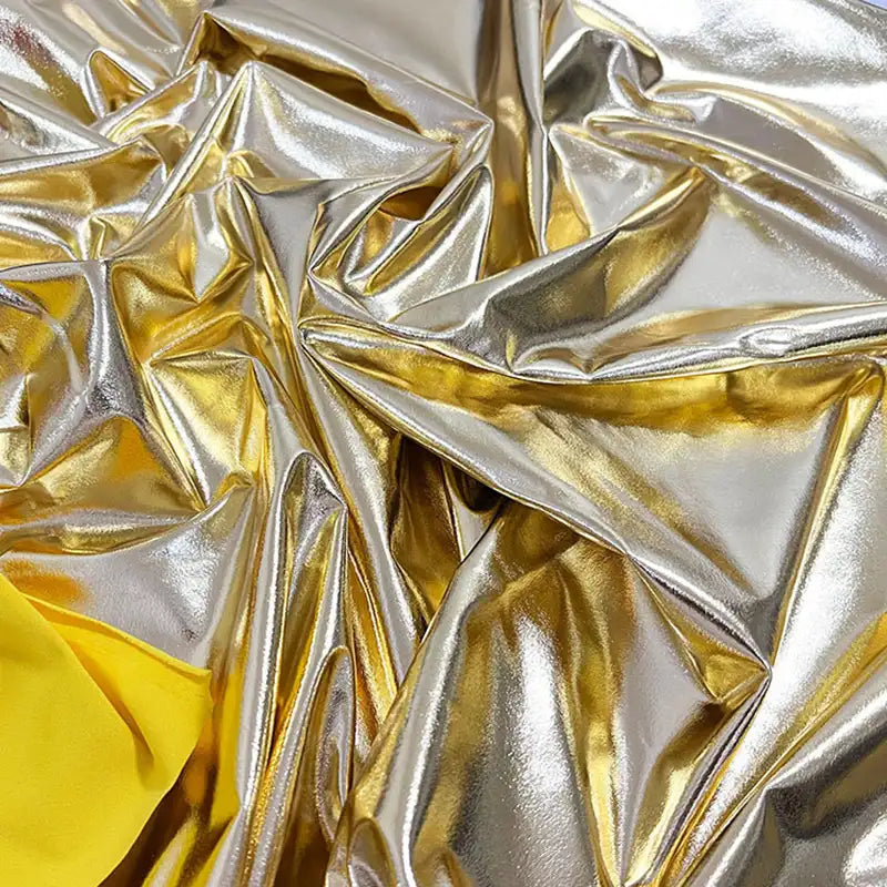 Stretch Lame Fabric By The Yard | Shiny Polyester Lame Textile Cloth | Sewing Craft Upholstery Lame Material