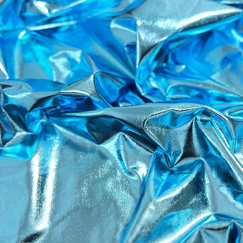 Stretch Lame Fabric By The Yard | Shiny Polyester Lame Textile Cloth | Sewing Craft Upholstery Lame Material