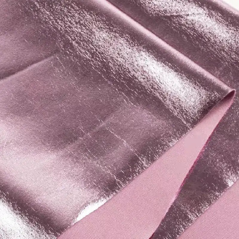 Stretch Lame Fabric By The Yard | Shiny Polyester Lame Textile Cloth | Sewing Craft Upholstery Lame Material
