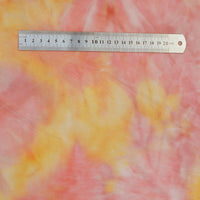 Stretch Rainbow Minky Fabric By The Yard | Gradient Colorful Printed Floral Minky Fabric | DIY Plushies Toys Clothing Material