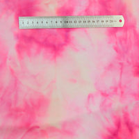 Stretch Rainbow Minky Fabric By The Yard | Gradient Colorful Printed Floral Minky Fabric | DIY Plushies Toys Clothing Material