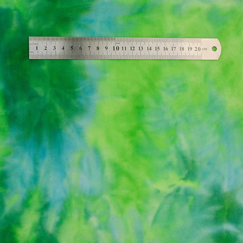 Stretch Rainbow Minky Fabric By The Yard | Gradient Colorful Printed Floral Minky Fabric | DIY Plushies Toys Clothing Material
