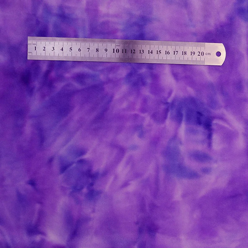 Stretch Rainbow Minky Fabric By The Yard | Gradient Colorful Printed Floral Minky Fabric | DIY Plushies Toys Clothing Material