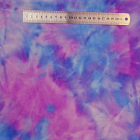 Stretch Rainbow Minky Fabric By The Yard | Gradient Colorful Printed Floral Minky Fabric | DIY Plushies Toys Clothing Material