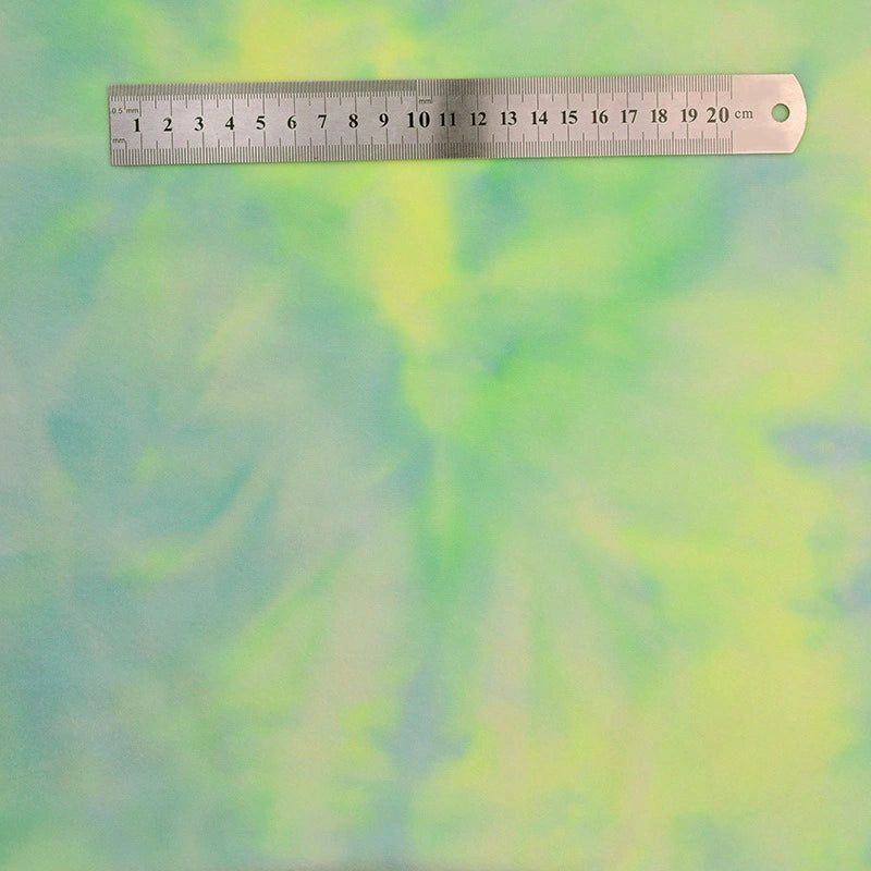 Stretch Rainbow Minky Fabric By The Yard | Gradient Colorful Printed Floral Minky Fabric | DIY Plushies Toys Clothing Material