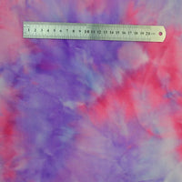 Stretch Rainbow Minky Fabric By The Yard | Gradient Colorful Printed Floral Minky Fabric | DIY Plushies Toys Clothing Material