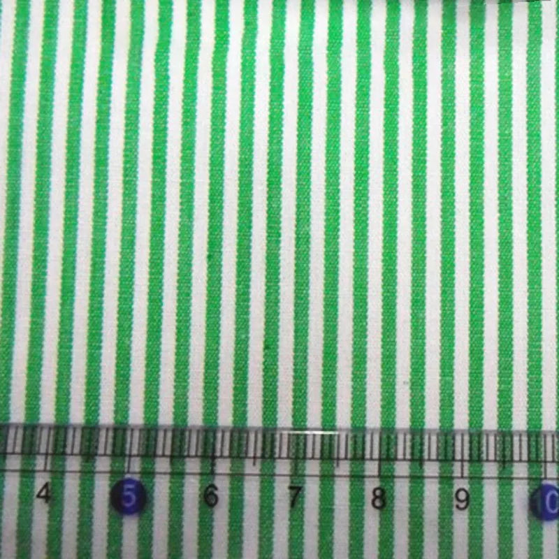 Striped Cotton Poplin Fabric By The Yard | Pinstripe Poplin Material | Poplin Dress Shirt Fabric