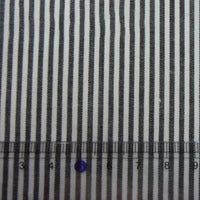 Striped Cotton Poplin Fabric By The Yard | Pinstripe Poplin Material | Poplin Dress Shirt Fabric