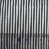 Striped Cotton Poplin Fabric By The Yard | Pinstripe Poplin Material | Poplin Dress Shirt Fabric