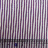 Striped Cotton Poplin Fabric By The Yard | Pinstripe Poplin Material | Poplin Dress Shirt Fabric